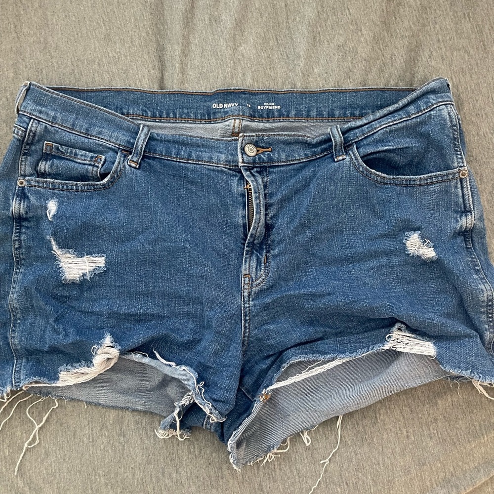 Old Navy Distressed Boyfriend Shorts